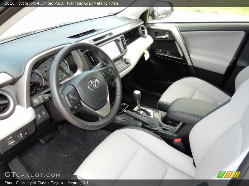 Magnetic Gray Metallic / Ash 2016 Toyota RAV4 Limited AWD