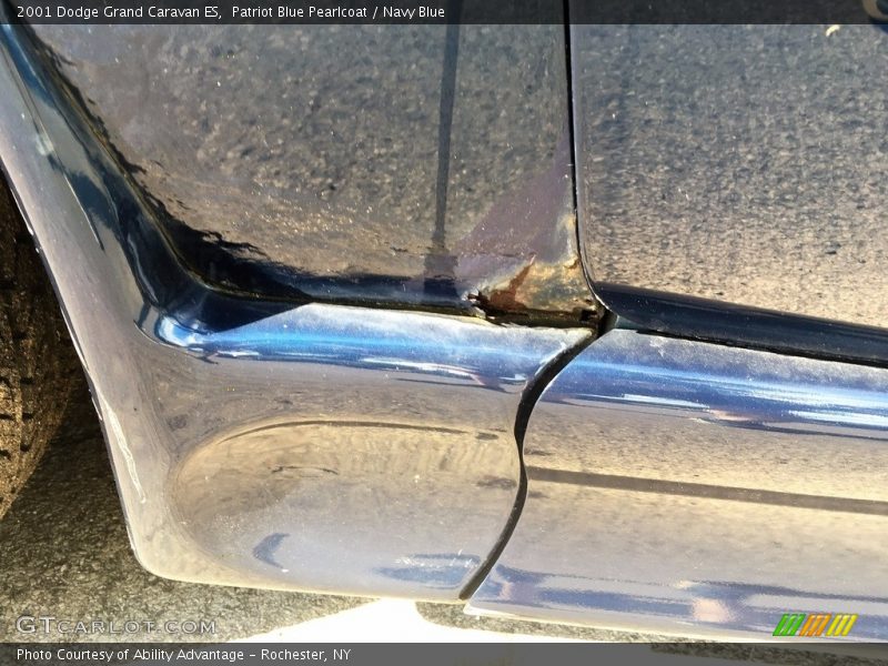 Patriot Blue Pearlcoat / Navy Blue 2001 Dodge Grand Caravan ES