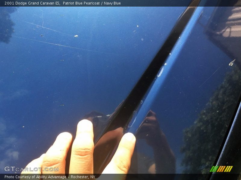 Patriot Blue Pearlcoat / Navy Blue 2001 Dodge Grand Caravan ES