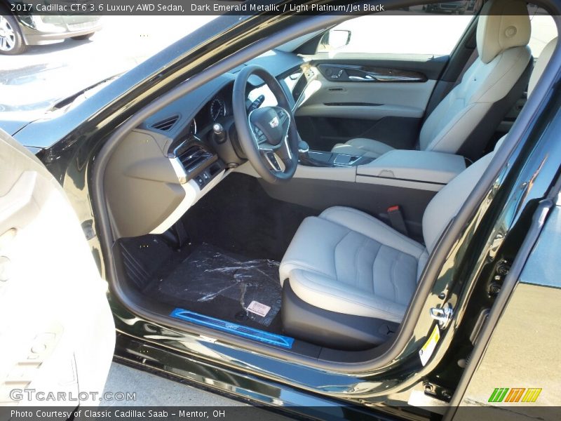 Dark Emerald Metallic / Light Platinum/Jet Black 2017 Cadillac CT6 3.6 Luxury AWD Sedan