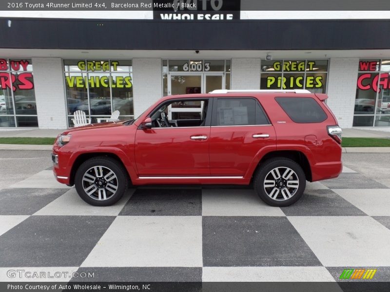 Barcelona Red Metallic / Black 2016 Toyota 4Runner Limited 4x4