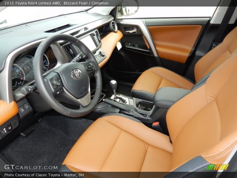  2016 RAV4 Limited AWD Cinnamon Interior