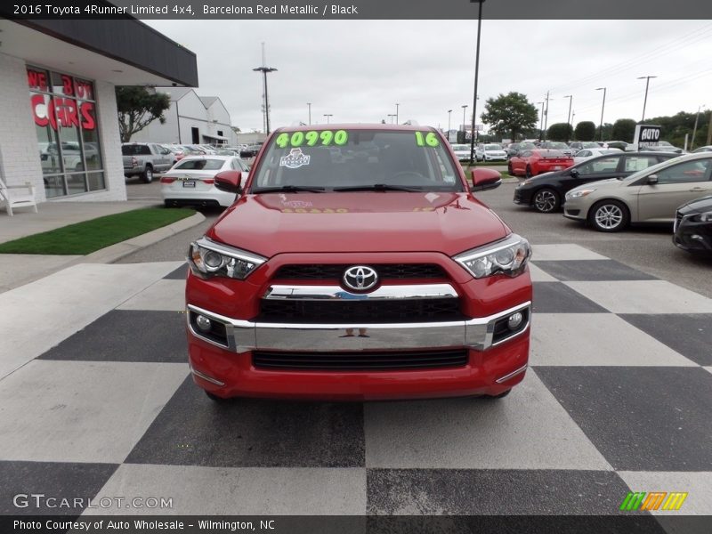 Barcelona Red Metallic / Black 2016 Toyota 4Runner Limited 4x4
