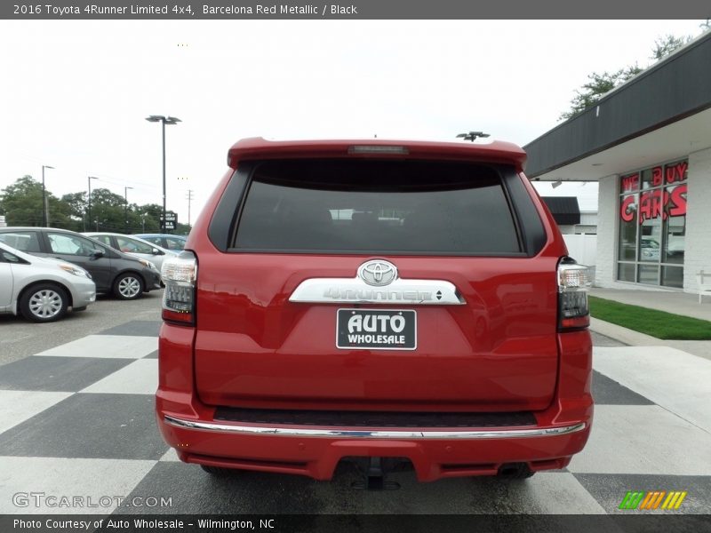 Barcelona Red Metallic / Black 2016 Toyota 4Runner Limited 4x4