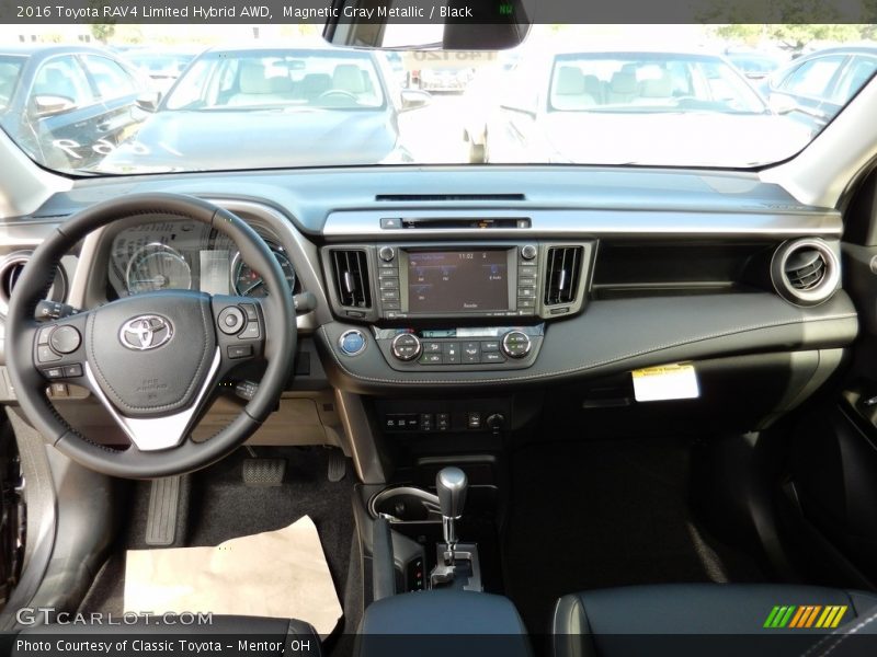 Magnetic Gray Metallic / Black 2016 Toyota RAV4 Limited Hybrid AWD