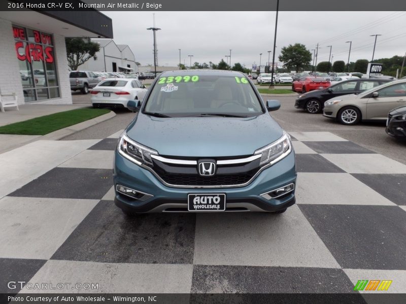 Mountain Air Metallic / Beige 2016 Honda CR-V EX