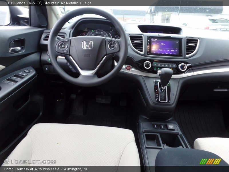 Mountain Air Metallic / Beige 2016 Honda CR-V EX