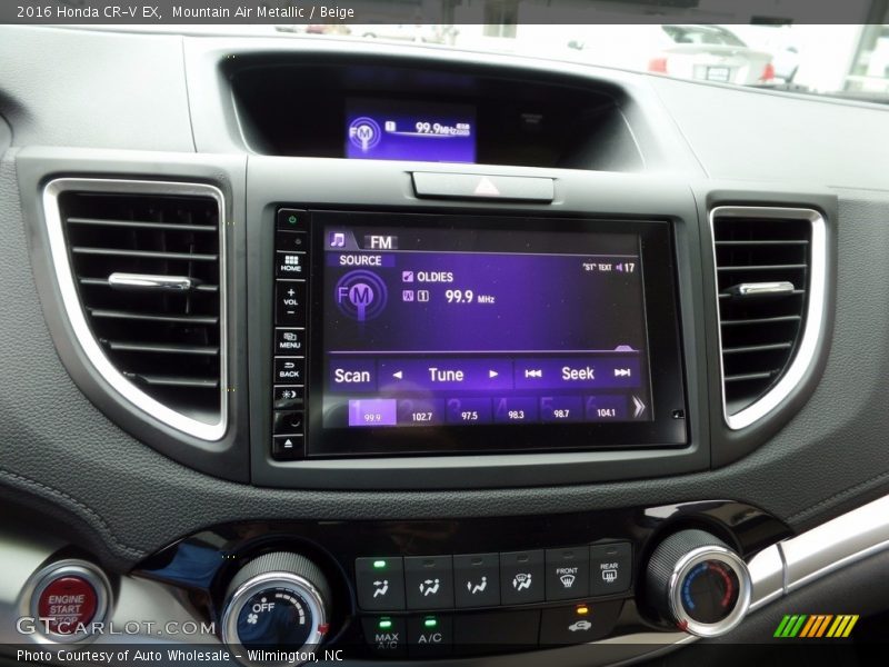 Mountain Air Metallic / Beige 2016 Honda CR-V EX
