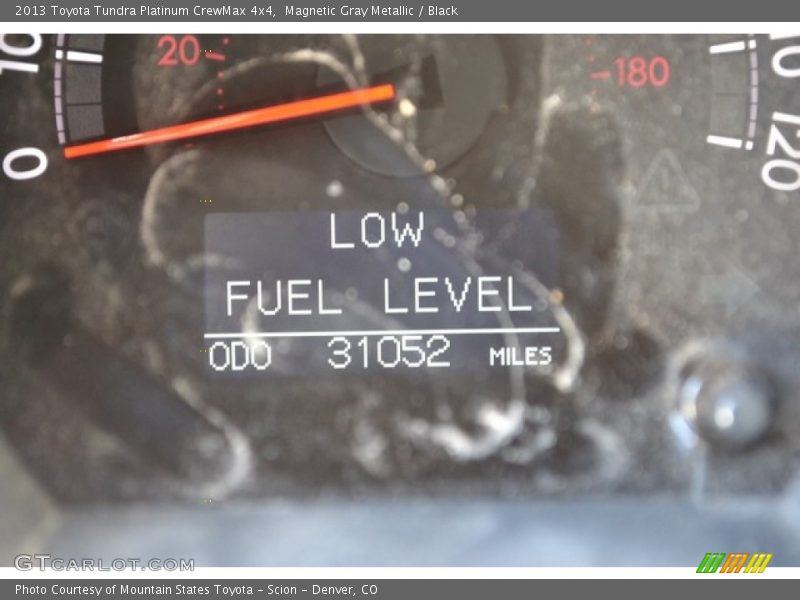 Magnetic Gray Metallic / Black 2013 Toyota Tundra Platinum CrewMax 4x4