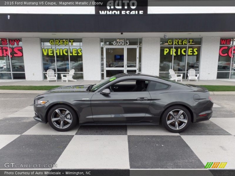 Magnetic Metallic / Ebony 2016 Ford Mustang V6 Coupe
