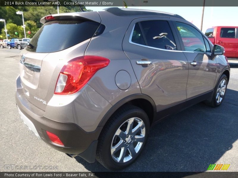 Cocoa Silver Metallic / Ebony 2014 Buick Encore Leather AWD