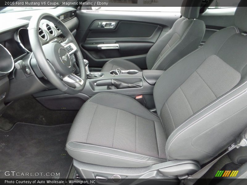 Magnetic Metallic / Ebony 2016 Ford Mustang V6 Coupe