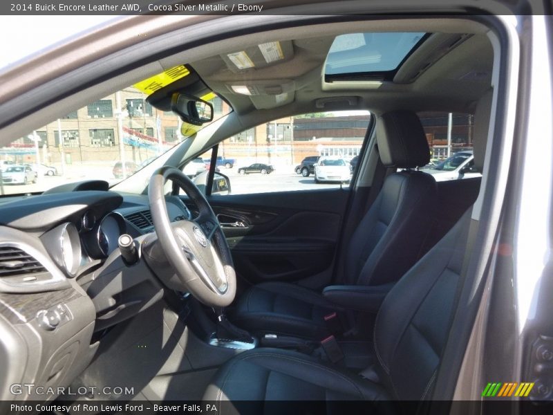 Cocoa Silver Metallic / Ebony 2014 Buick Encore Leather AWD