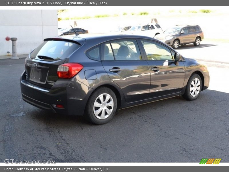 Crystal Black Silica / Black 2013 Subaru Impreza 2.0i 5 Door