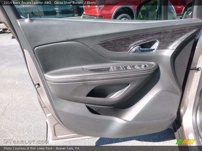 Cocoa Silver Metallic / Ebony 2014 Buick Encore Leather AWD