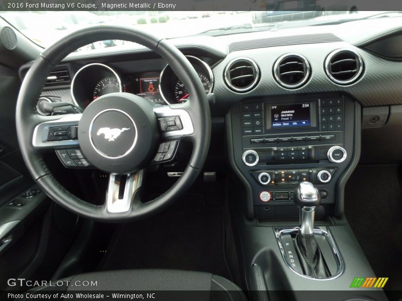 Magnetic Metallic / Ebony 2016 Ford Mustang V6 Coupe