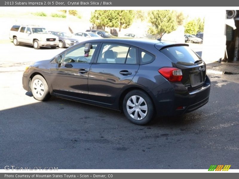 Crystal Black Silica / Black 2013 Subaru Impreza 2.0i 5 Door