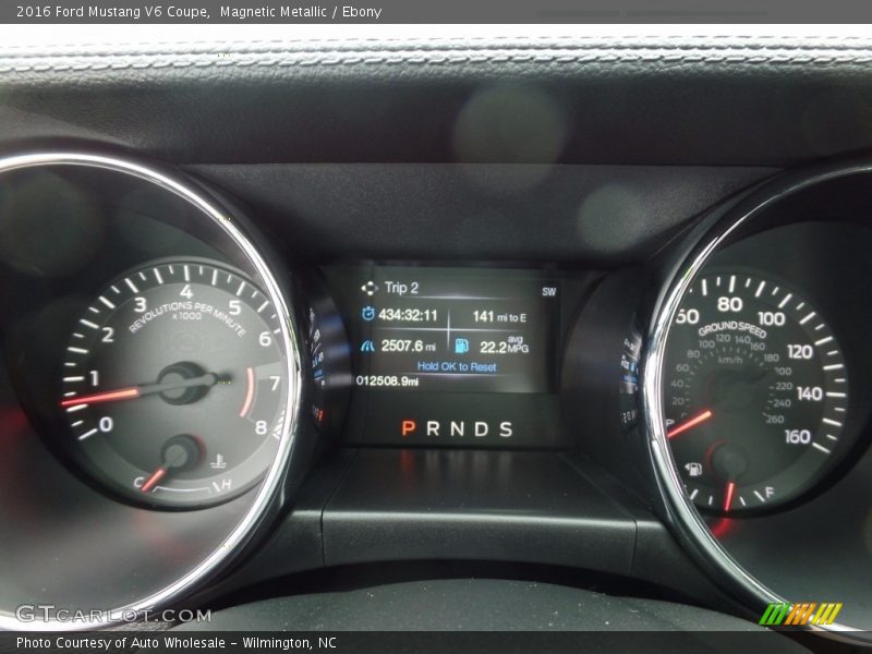 Magnetic Metallic / Ebony 2016 Ford Mustang V6 Coupe