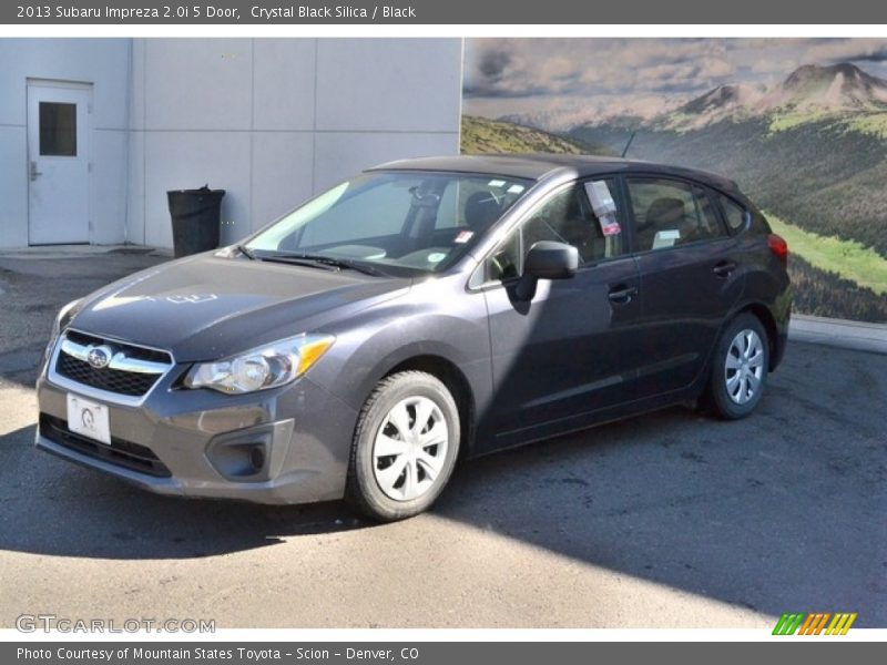 Crystal Black Silica / Black 2013 Subaru Impreza 2.0i 5 Door