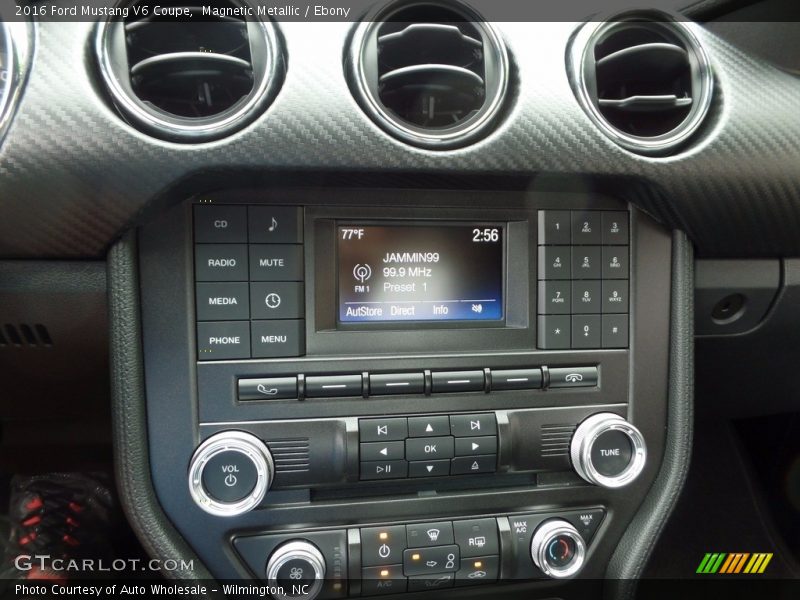 Magnetic Metallic / Ebony 2016 Ford Mustang V6 Coupe