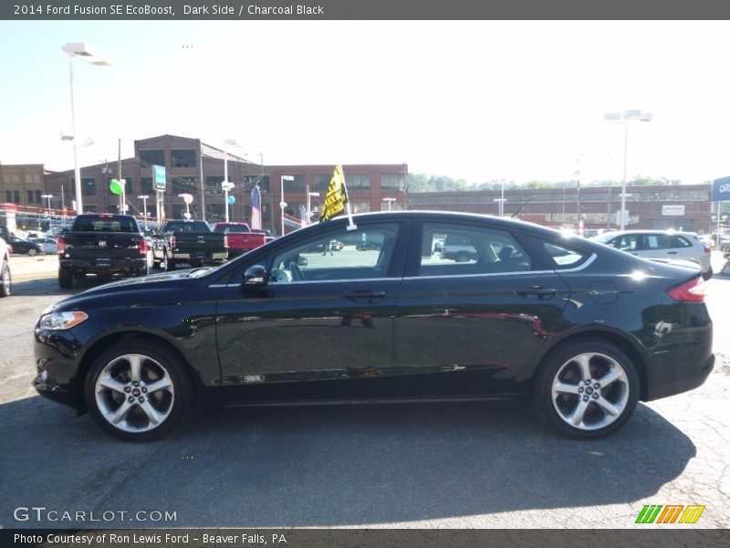 Dark Side / Charcoal Black 2014 Ford Fusion SE EcoBoost