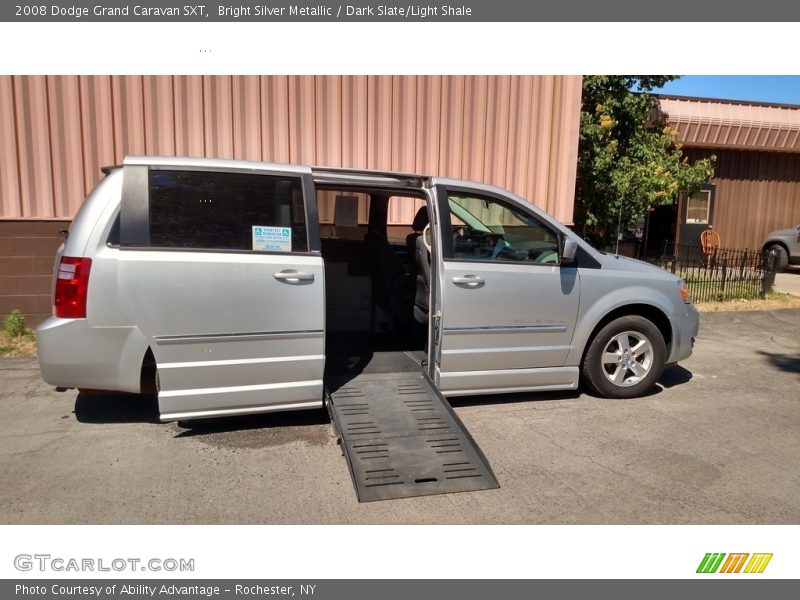 Bright Silver Metallic / Dark Slate/Light Shale 2008 Dodge Grand Caravan SXT