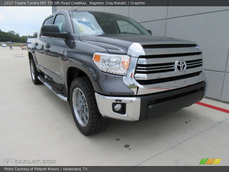 Magnetic Gray Metallic / Graphite 2017 Toyota Tundra SR5 TSS Off-Road CrewMax