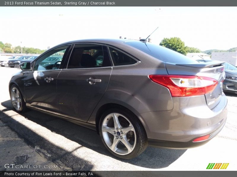 Sterling Gray / Charcoal Black 2013 Ford Focus Titanium Sedan