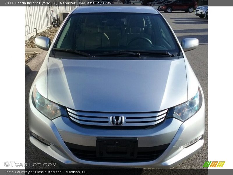 Alabaster Silver Metallic / Gray 2011 Honda Insight Hybrid EX