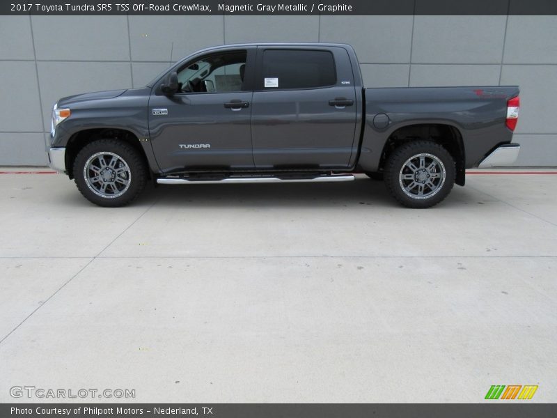 Magnetic Gray Metallic / Graphite 2017 Toyota Tundra SR5 TSS Off-Road CrewMax