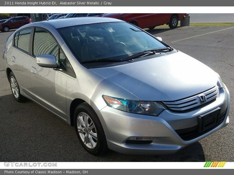 Alabaster Silver Metallic / Gray 2011 Honda Insight Hybrid EX