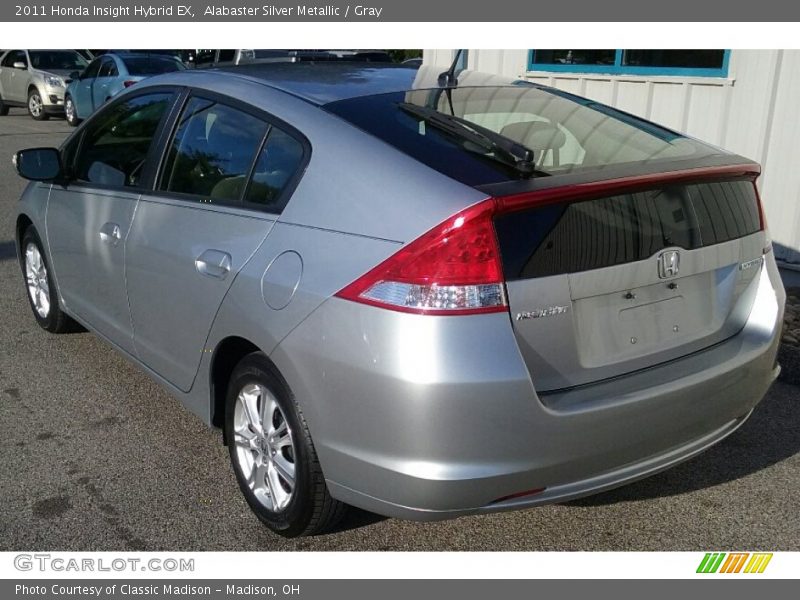 Alabaster Silver Metallic / Gray 2011 Honda Insight Hybrid EX