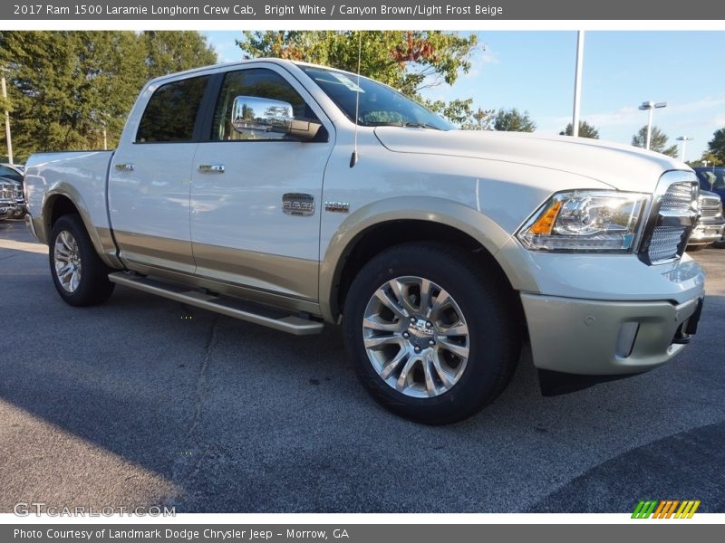 Front 3/4 View of 2017 1500 Laramie Longhorn Crew Cab