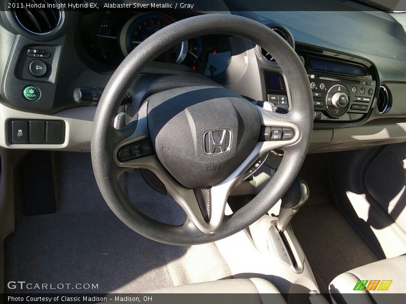 Alabaster Silver Metallic / Gray 2011 Honda Insight Hybrid EX
