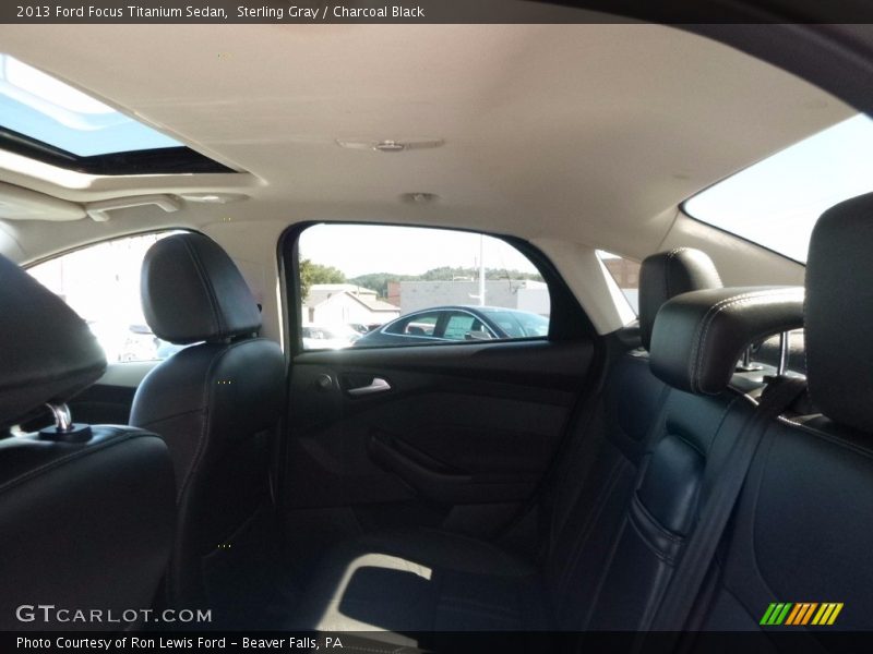 Sterling Gray / Charcoal Black 2013 Ford Focus Titanium Sedan