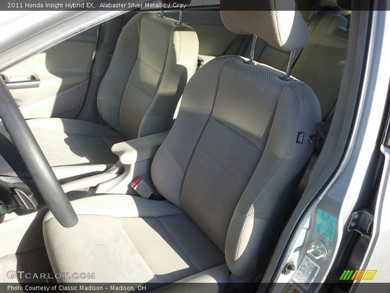 Alabaster Silver Metallic / Gray 2011 Honda Insight Hybrid EX
