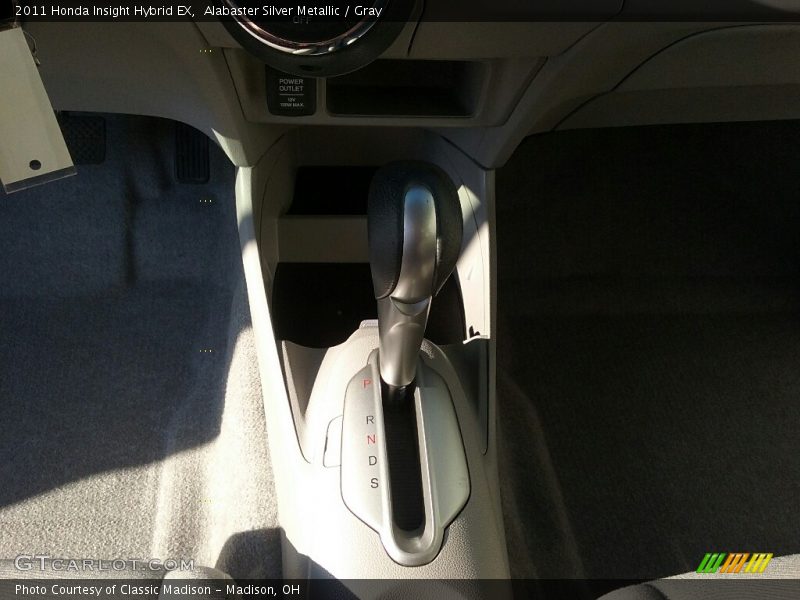 Alabaster Silver Metallic / Gray 2011 Honda Insight Hybrid EX