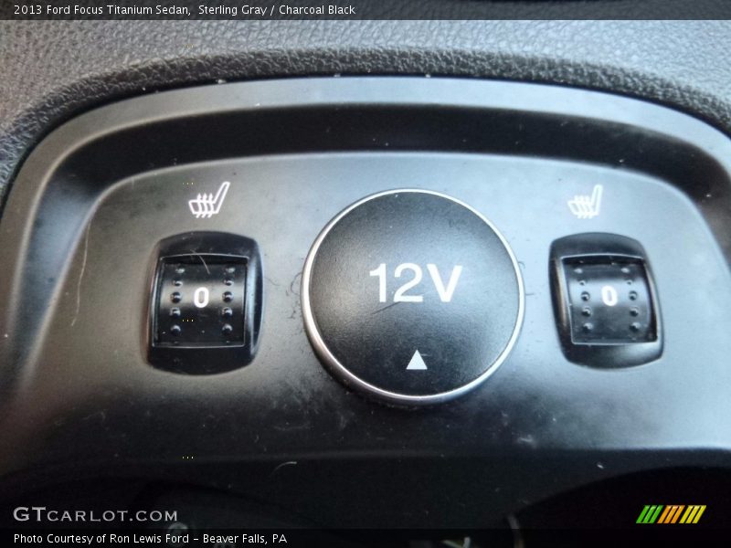 Sterling Gray / Charcoal Black 2013 Ford Focus Titanium Sedan