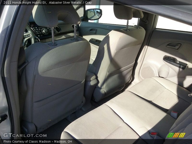 Alabaster Silver Metallic / Gray 2011 Honda Insight Hybrid EX