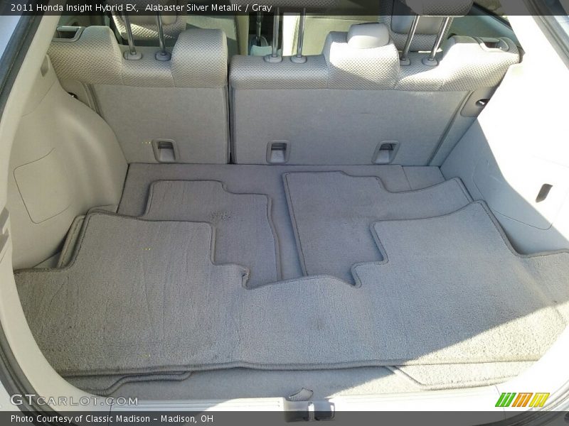 Alabaster Silver Metallic / Gray 2011 Honda Insight Hybrid EX