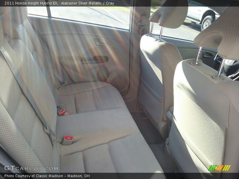 Alabaster Silver Metallic / Gray 2011 Honda Insight Hybrid EX