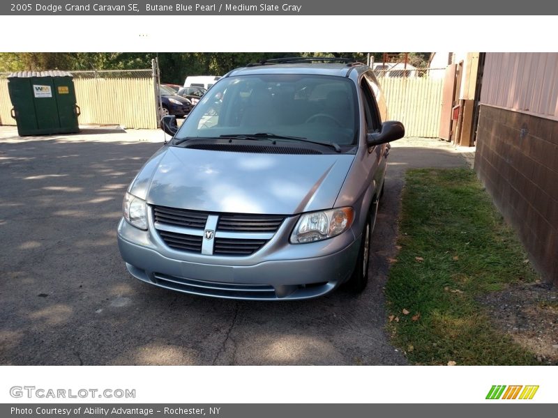 Butane Blue Pearl / Medium Slate Gray 2005 Dodge Grand Caravan SE