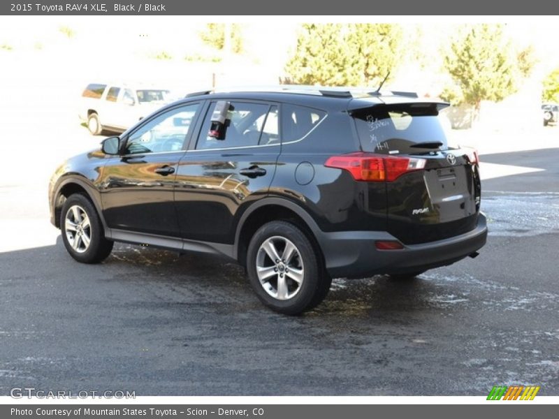 Black / Black 2015 Toyota RAV4 XLE