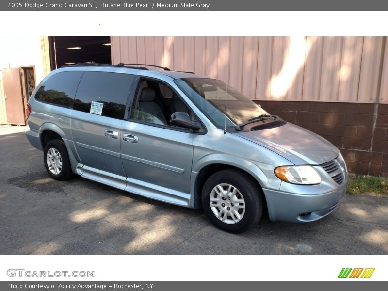 Butane Blue Pearl / Medium Slate Gray 2005 Dodge Grand Caravan SE