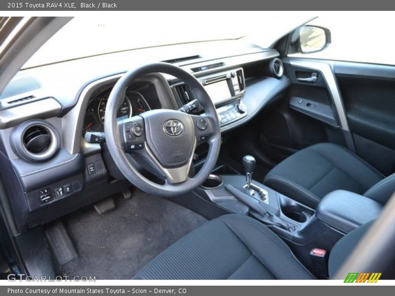 Black / Black 2015 Toyota RAV4 XLE