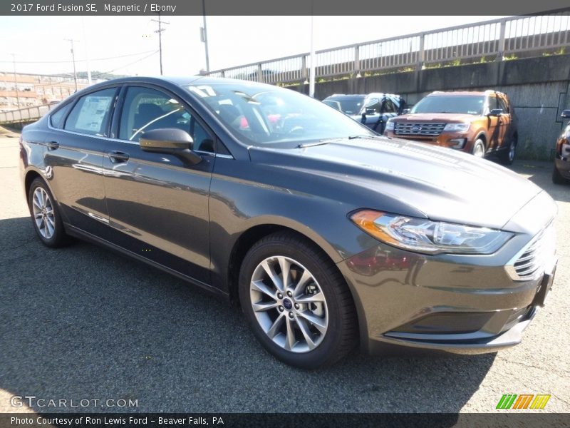 Magnetic / Ebony 2017 Ford Fusion SE