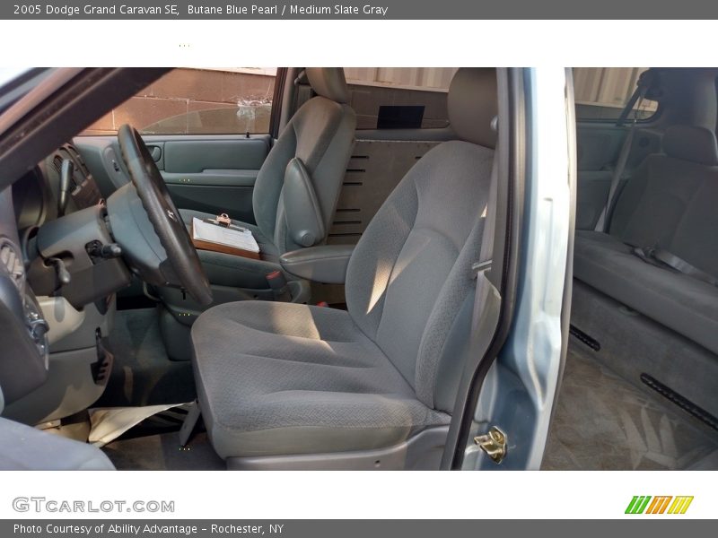 Butane Blue Pearl / Medium Slate Gray 2005 Dodge Grand Caravan SE