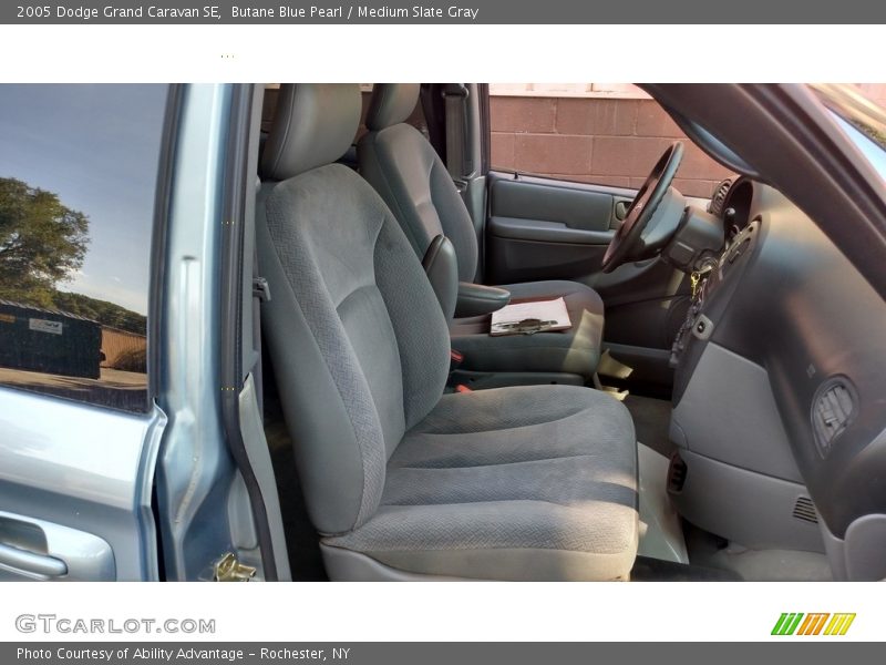 Butane Blue Pearl / Medium Slate Gray 2005 Dodge Grand Caravan SE