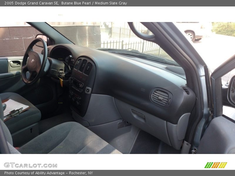 Butane Blue Pearl / Medium Slate Gray 2005 Dodge Grand Caravan SE