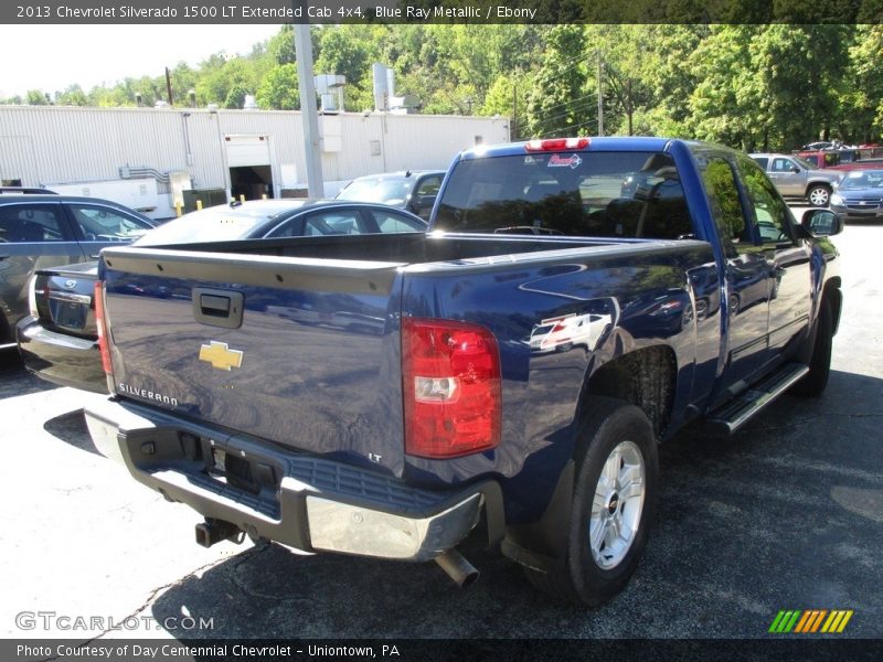 Blue Ray Metallic / Ebony 2013 Chevrolet Silverado 1500 LT Extended Cab 4x4